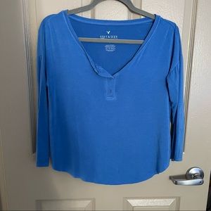 Royal Blue Soft & Sexy Top